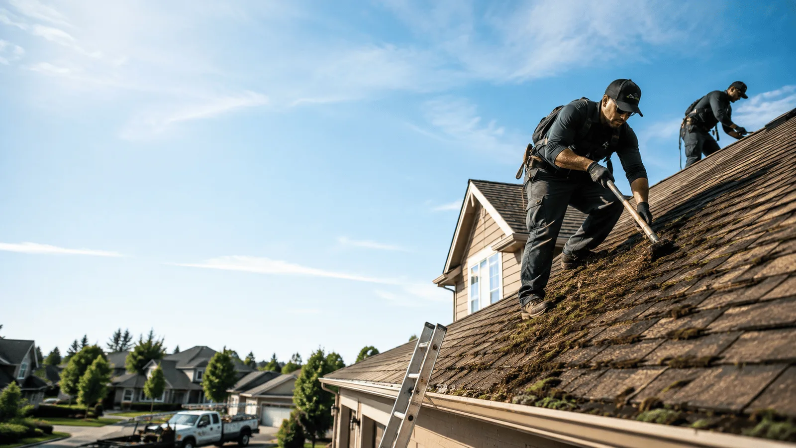 Roof Moss Removal in Wells, ME near me